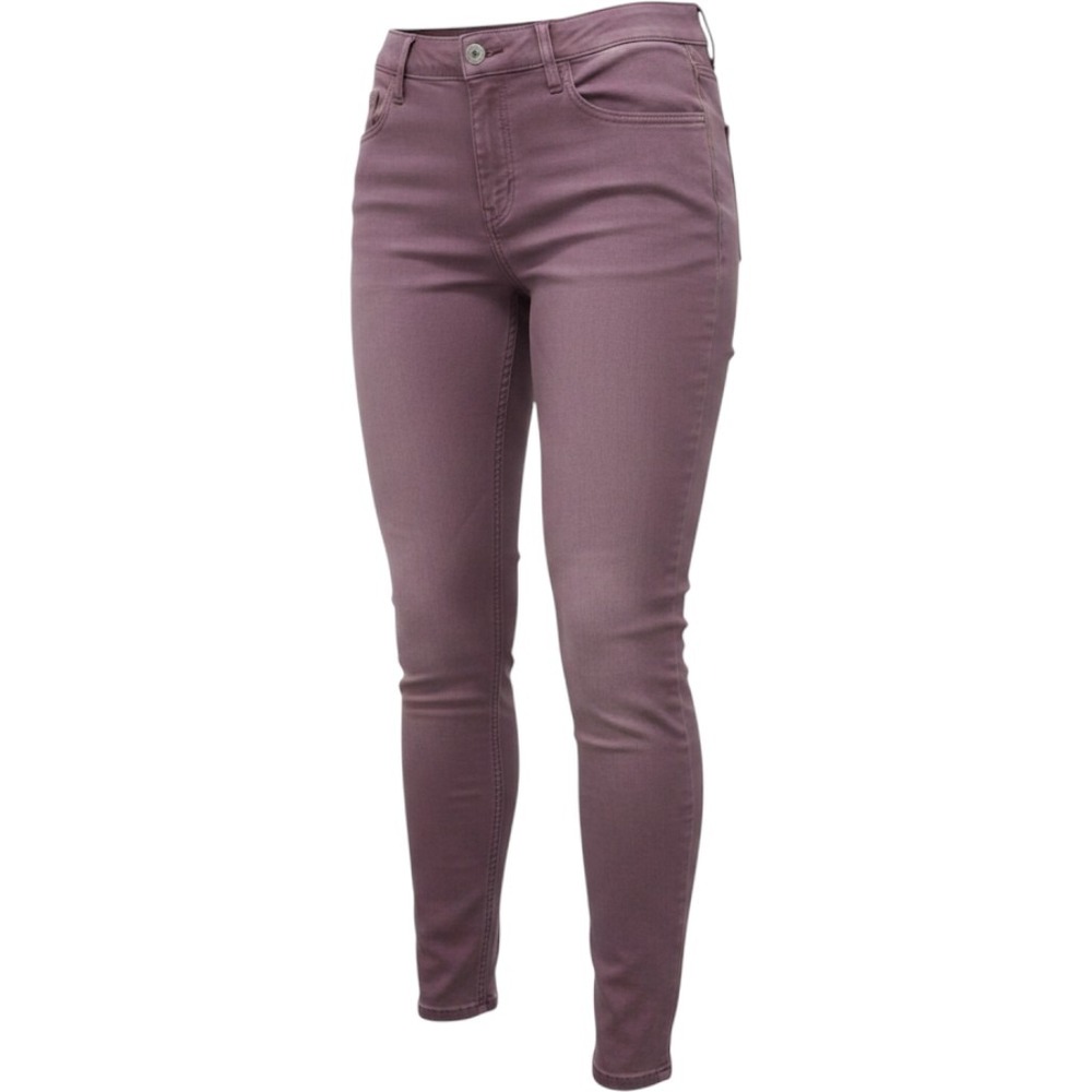 Spanx Ankle Skinny Jeans Womens XL Plum Burgundy NWT Stretch Pull On Leggings